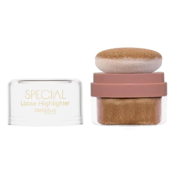Polvo iluminador cara y cuerpo Special Loose Highlighter Deliplus 01 oro - 1 ud - Imagen del producto en Findit