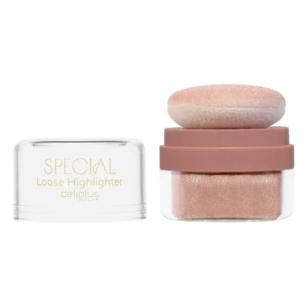 Polvo iluminador cara y cuerpo Special Loose Highlighter Deliplus 02 oro rosa - 1 ud - Imagen del producto en Findit