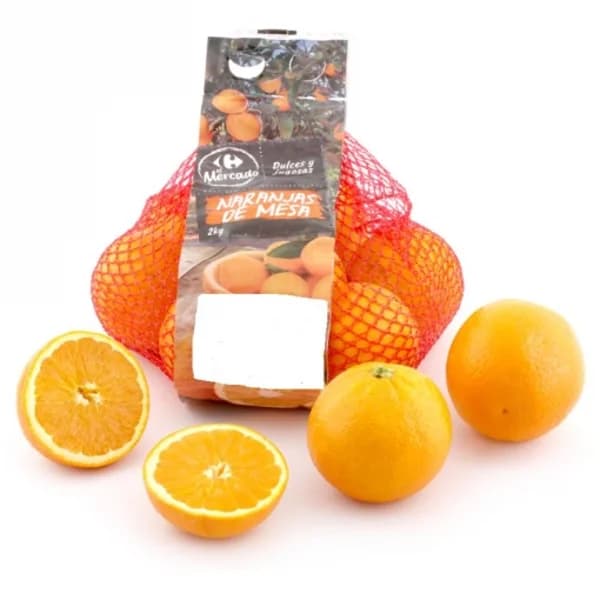 Naranja de mesa Carrefour malla 2 kg - 1 ud - Imagen del producto en Findit