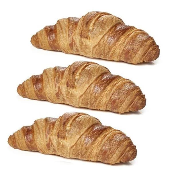 Croissant de mantequilla EROSKI, 3 uds, bandeja 175 g - 1 ud - Imagen del producto en Findit