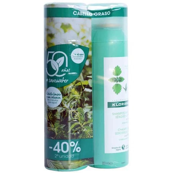 Champú de ortiga KLORANE, pack 2x150 ml - 1 ud - Imagen del producto en Findit