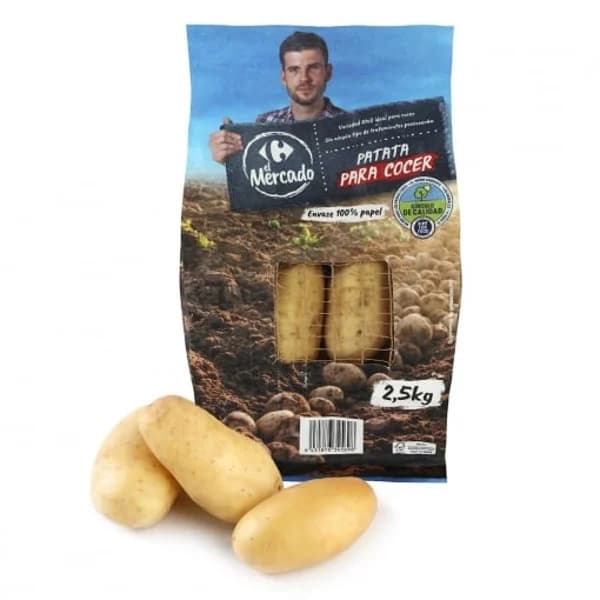 Patata para cocer Círculo de Calidad 2,5 kg - 1 ud - Imagen del producto en Findit