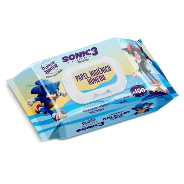 Papel higiénico húmedo Sonic Planeta Junior de Dia bolsa 100 unidades - 1 ud - Imagen del producto en Findit