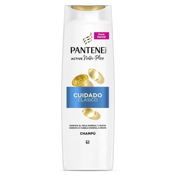 Champú cuidado clásico Pantene botella 325 ml - 0.32 l - Imagen del producto en Findit