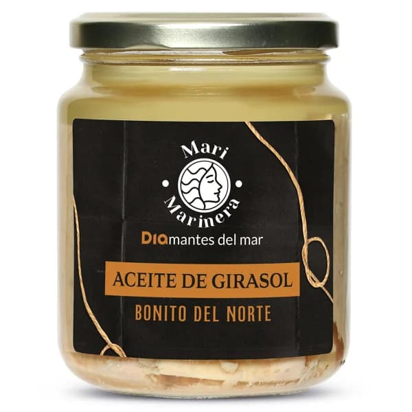 Bonito en aceite de girasol alto oleico Mari Marinera de Dia frasco 228 g - 0.23 kg - Imagen del producto en Findit