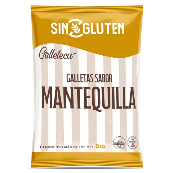 Galletas sabor mantequilla sin gluten Galleteca de Dia bolsa 120 g - 0.1 kg - Imagen del producto en Findit