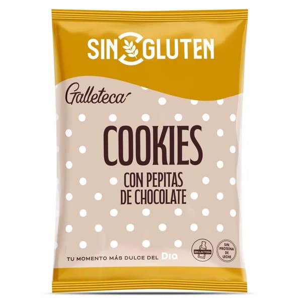 Galletas con pepitas de chocolate sin gluten Galleteca de Dia bolsa 100 g - 0.1 kg - Imagen del producto en Findit