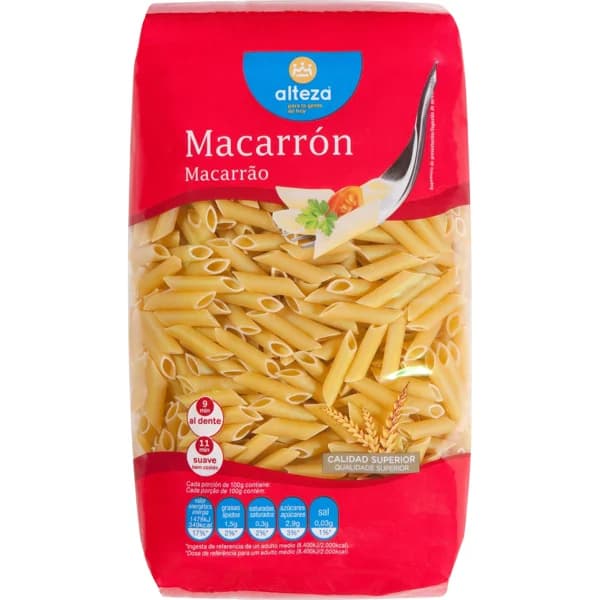 Pasta Macarron Pluma - 1 kg - Imagen del producto en Findit