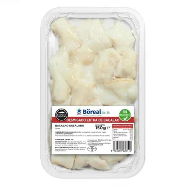 Desmigado Extra de Bacalao desalado Boreal Artik 150 g - 0.15 kg - Imagen del producto en Findit