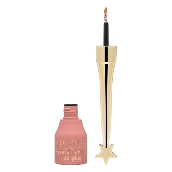 Delineador de ojos fluido Special Eyeliner Deliplus glitter 01 multireflejo - 1 ud - Imagen del producto en Findit