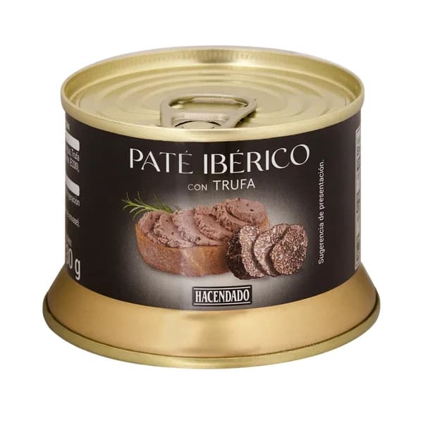 Paté de cerdo ibérico con trufa negra Hacendado - 0.13 kg - Imagen del producto en Findit