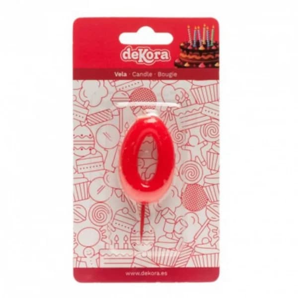 Vela comic Nº 0 Dekora 1 ud - 1 ud - Imagen del producto en Findit
