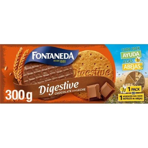 Galletas Digestive Chocoleche - 0.3 kg - Imagen del producto en Findit