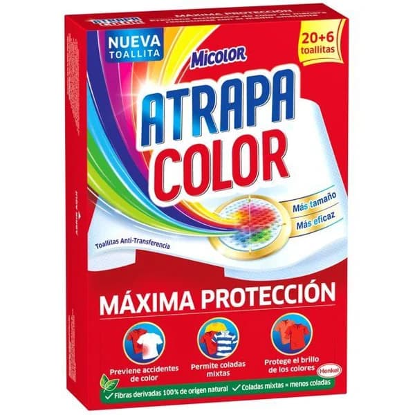 Toallita Atrapa MICOLOR, caja 20+6 dosis - 6 ud - Imagen del producto en Findit