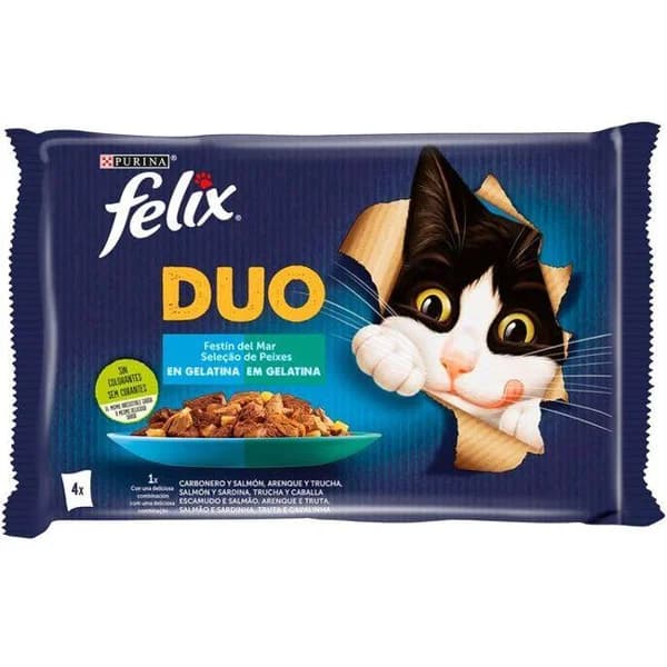 Duo Festin de mar FELIX FANTASTIC, pack 4x85 g - 1 ud - Imagen del producto en Findit