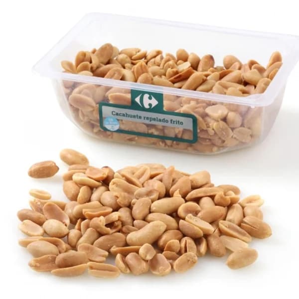 Cacahuete repelado frito sin sal Carrefour tarrina 250 g - 1 ud - Imagen del producto en Findit