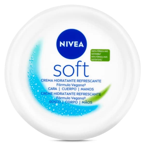 Crema hidratante refrescante Nivea soft frasco 200 ml - 0.2 l - Imagen del producto en Findit