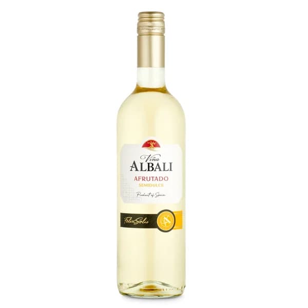 Vino blanco semidulce afrutado D.O. Valdepeñas Viña Albalí botella 75 cl - 1 ud - Imagen del producto en Findit