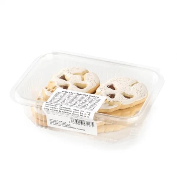 Galletas calavera chocolate  200 g - 1 ud - Imagen del producto en Findit