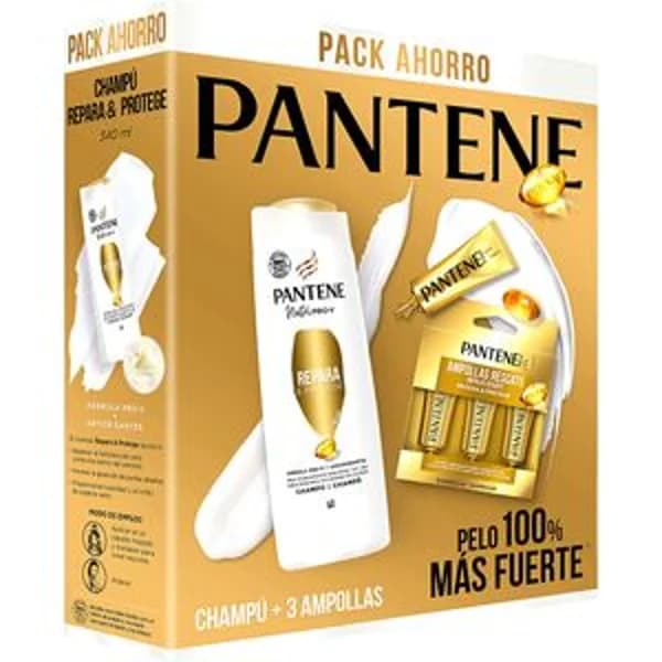 Pack repara y protege champú + 3 ampollas - 0.38 l - Imagen del producto en Findit