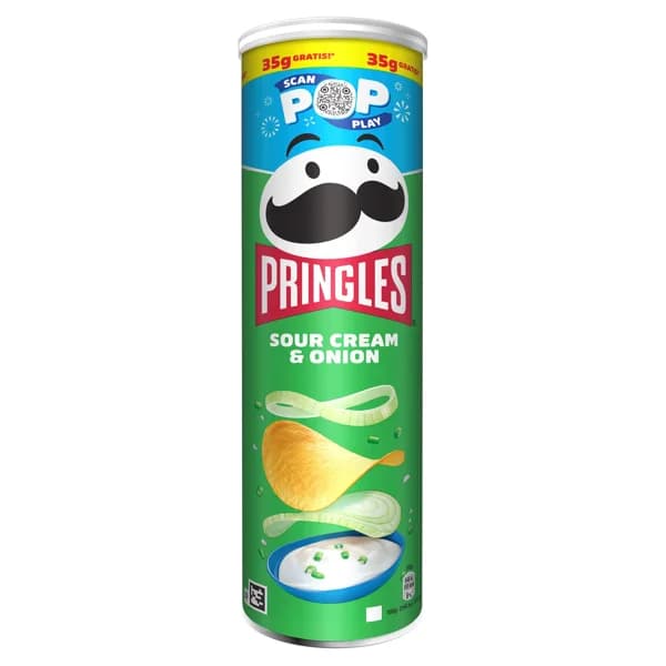 Patatas Fritas Tubo Sour Cream & Onion 200G - 1 ud - Imagen del producto en Findit