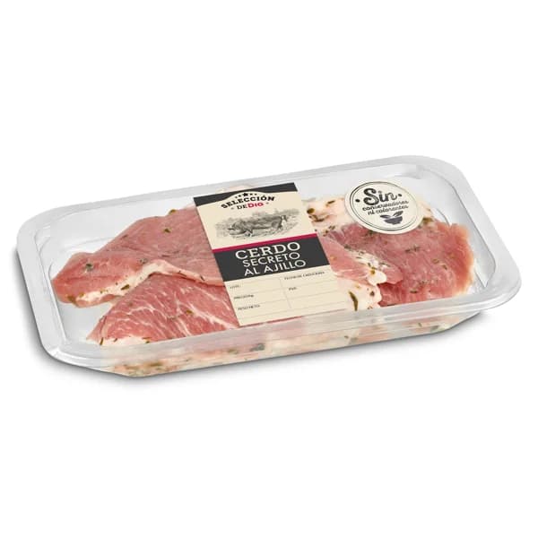 Secreto de cerdo al ajillo Selección de Dia bandeja 300 g aprox. - 0.35 ud - Imagen del producto en Findit