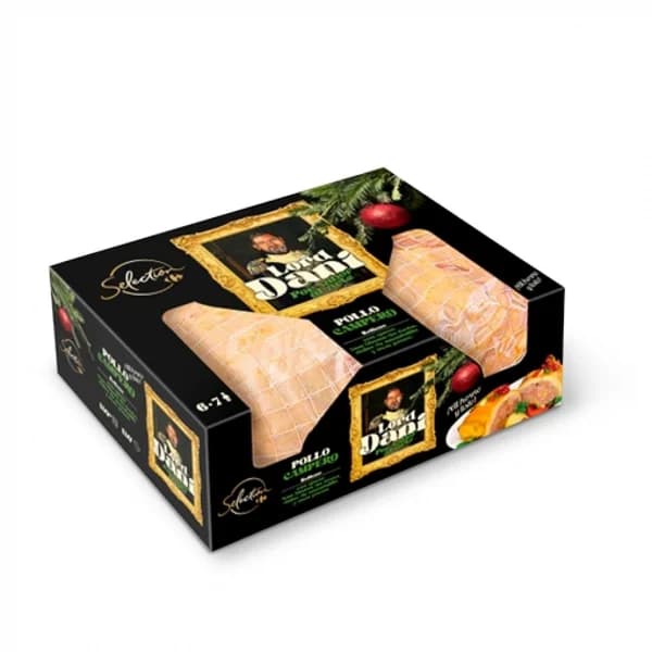 Pollo campero relleno con mousse de foie, membrillo y vino dulce Lord Dani Carrefour Selection 1,5 kg aprox - 1 ud - Imagen del producto en Findit