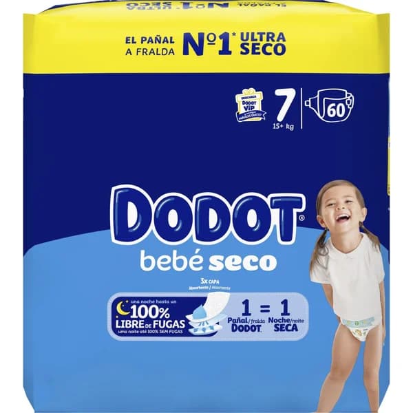 Pañal Talla 7 (15 -24 Kg ) - 60.24 ud - Imagen del producto en Findit