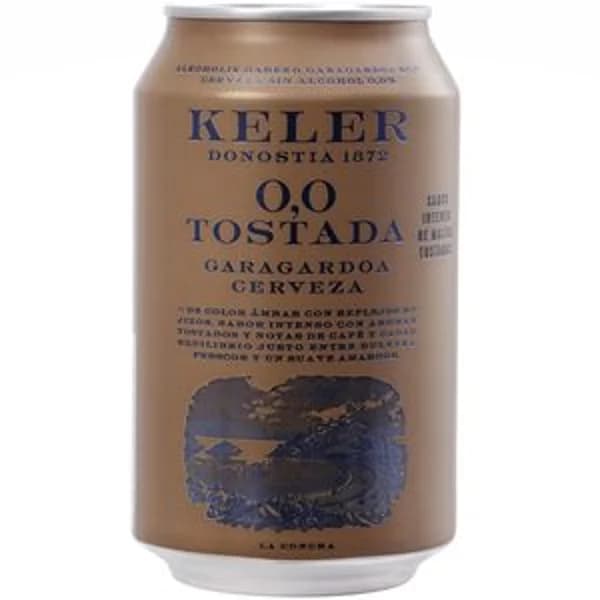 Cerrveza tostada 0,0 lata 33 cl - 0.33 l - Imagen del producto en Findit