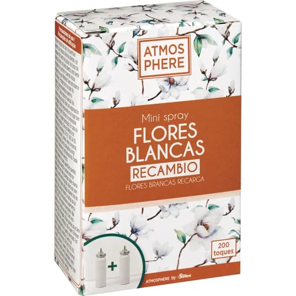 Ambientador Recambio Spray Flores Blancas Toques - 2 ud - Imagen del producto en Findit