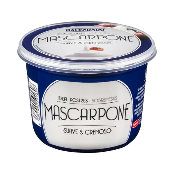Queso fresco mascarpone de vaca Hacendado - 1 ud - Imagen del producto en Findit