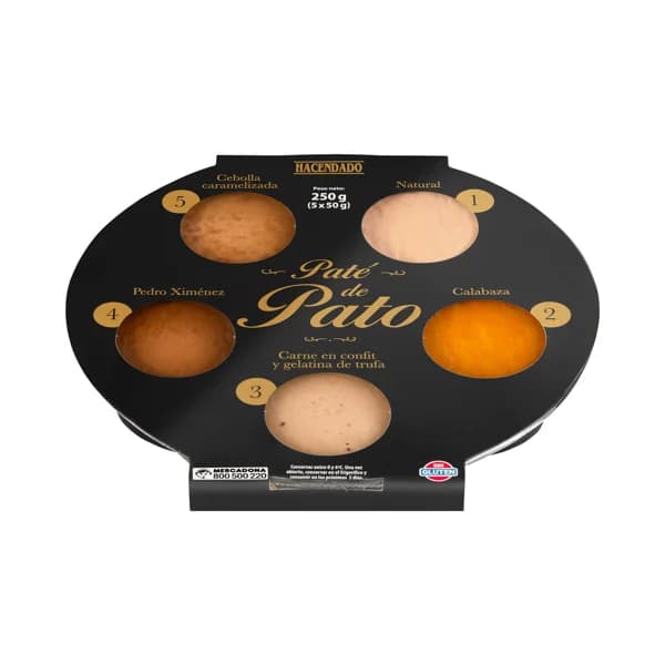Surtido paté de pato Hacendado - 1 ud - Imagen del producto en Findit
