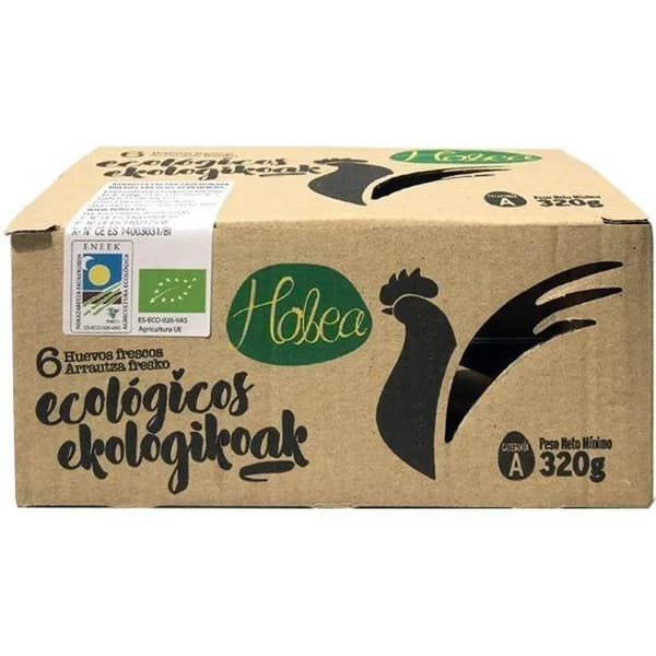Huevo ecológico HOBEA, cartón 6 uds - 1 ud - Imagen del producto en Findit