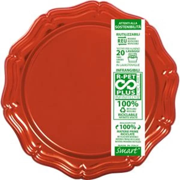 Platos 31 cm Romance Reu Diam Rojo - 1 ud - Imagen del producto en Findit