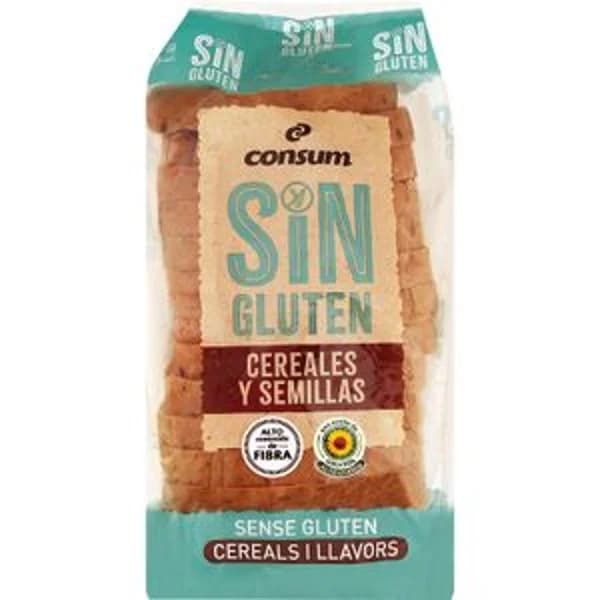 Pan de Molde Sin Gluten Cereales y Semillas - 0.35 kg - Imagen del producto en Findit