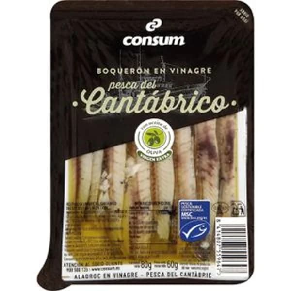 Boquerón del Cantábrico en Aceite de Oliva - 0.06 kg - Imagen del producto en Findit
