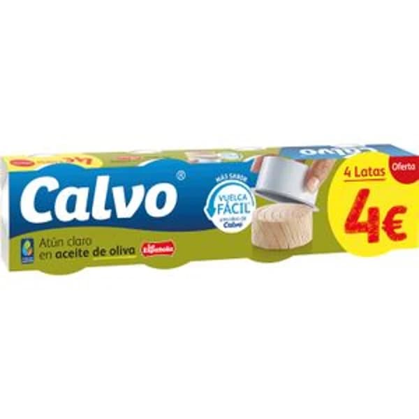 Atún en Aceite de Oliva Pack 4 Latas - 1 ud - Imagen del producto en Findit