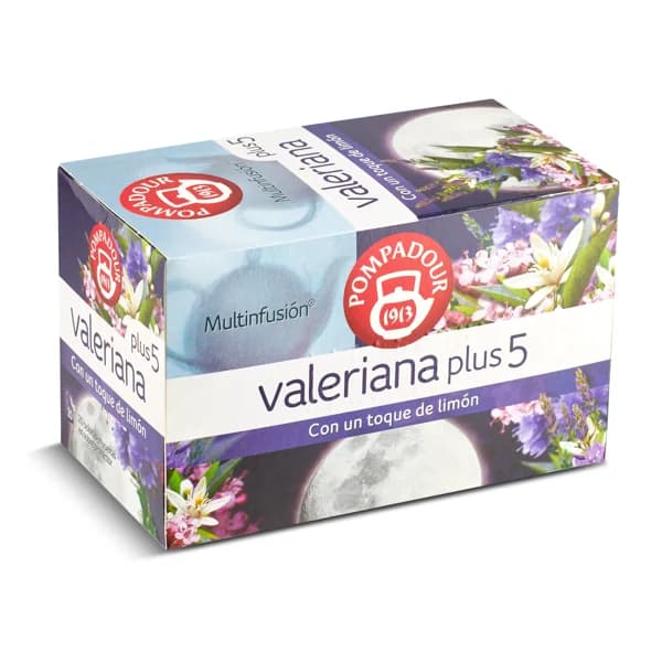 Infusión de valeriana Pompadour caja 20 unidades - 19.69 ud - Imagen del producto en Findit