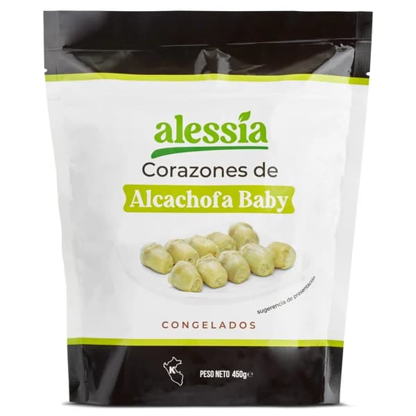 Corazones de alcachofa baby Alessia bolsa 450 g - 1 ud - Imagen del producto en Findit