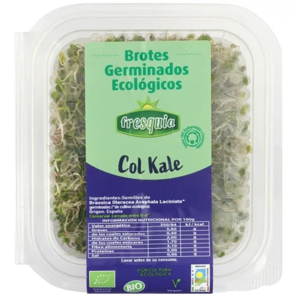 Germinado de col kale ecológico 70 g - 0.07 kg - Imagen del producto en Findit