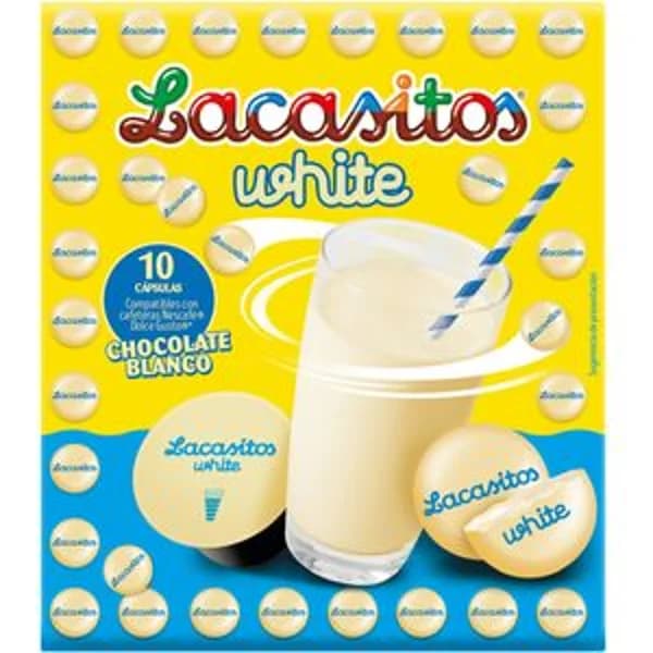 Café lacasitos white 10 cápsulas - 9.97 ud - Imagen del producto en Findit