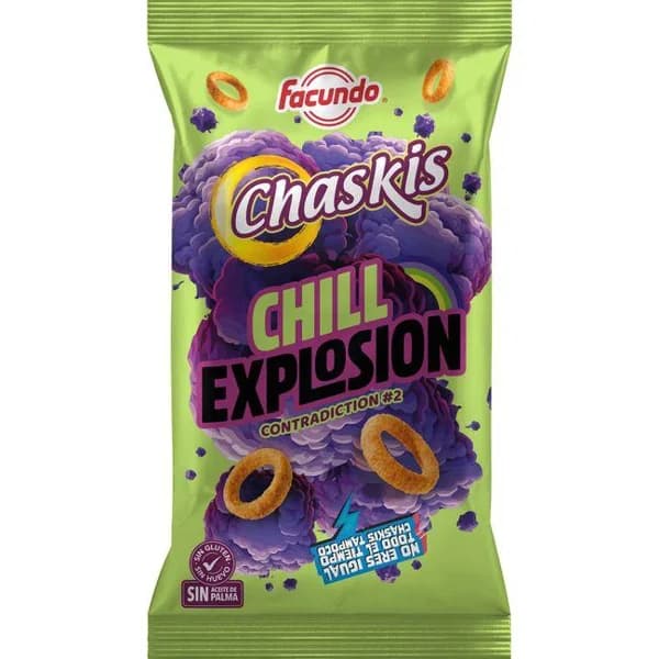 Chaskis de maíz chill explosión FACUNDO, bolsa 50 g - 1 ud - Imagen del producto en Findit