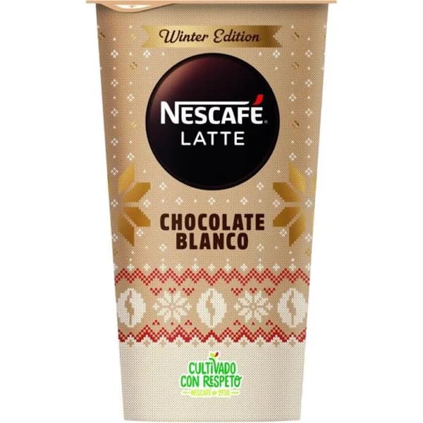 Latte chocolate blanco NESCAFE LATTE, vaso 205 ml - 1 ud - Imagen del producto en Findit