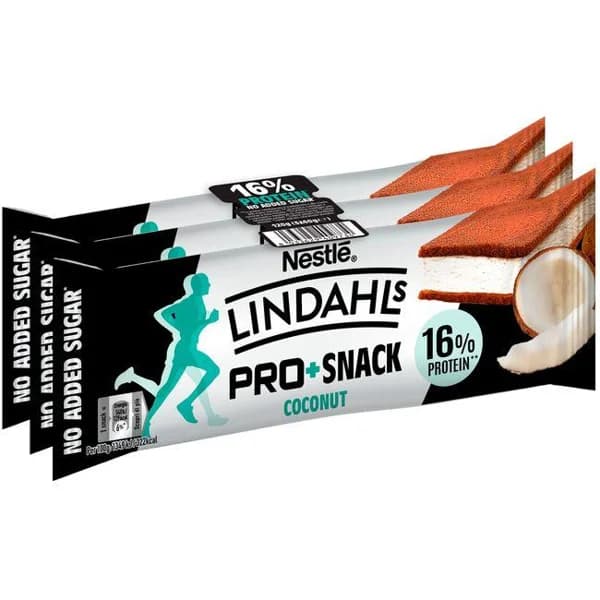 Snack coconut LINDAHLS, pack 3x40 g - 1 ud - Imagen del producto en Findit