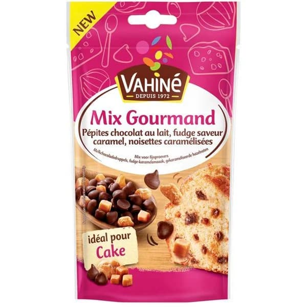 Pepitas de chocolate con leche y avellanas VAHINÉ, bolsa 100 g - 1 ud - Imagen del producto en Findit