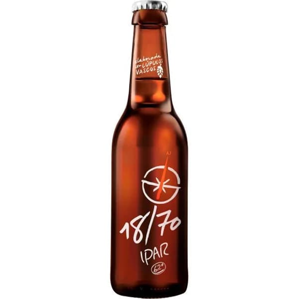 Cerveza Ipar sin gluten Ed. Especial 18/70 IPAR, botellín 33 cl - 1 ud - Imagen del producto en Findit