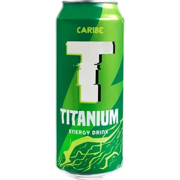 Bebida energética TITANIUM CARIBE, lata 50 cl - 1 ud - Imagen del producto en Findit