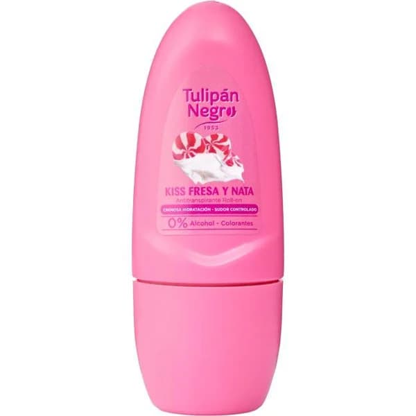 Desodorante fresa-nata TULIPÁN NEGRO, roll on 50 ml - 1 ud - Imagen del producto en Findit