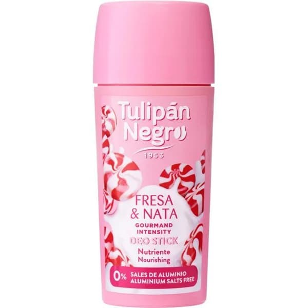 Desodorante fresa-nata TULIPÁN NEGRO, stick 60 ml - 1 ud - Imagen del producto en Findit
