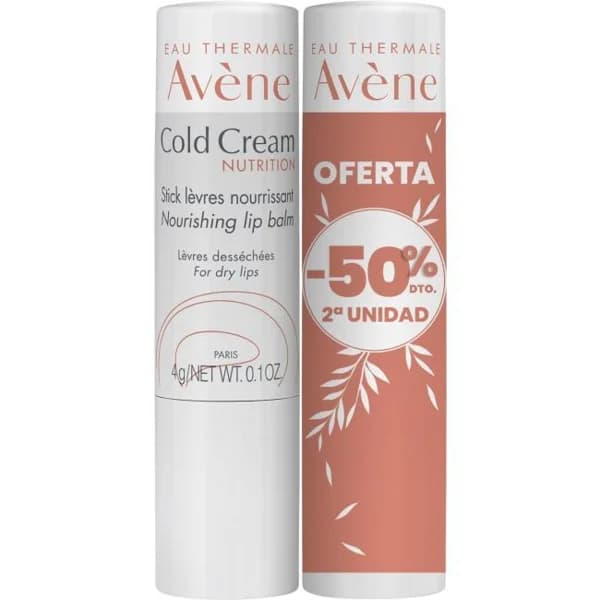 Stick labial AVÉNE COLD CREAM, pack 2 uds - 1 ud - Imagen del producto en Findit